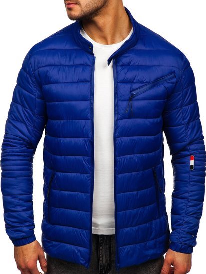 Chaqueta de entretiempo para hombre color azul oscuro Denley M13006