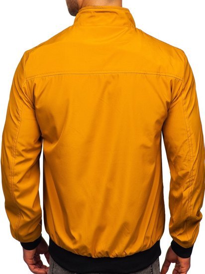 Chaqueta de entretiempo para hombre color camel Bolf 6782