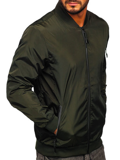 Chaqueta de entretiempo para hombre color caqui Bolf W3908