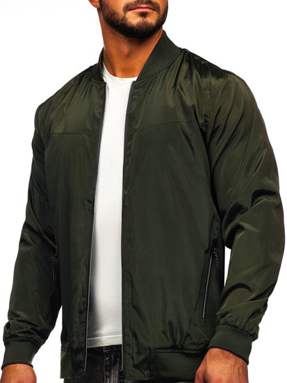 Chaqueta de entretiempo para hombre color caqui Bolf W3909