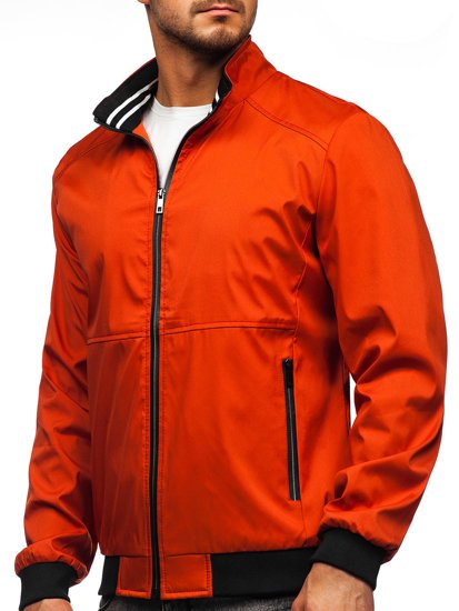 Chaqueta de entretiempo para hombre color naranja Bolf 6782