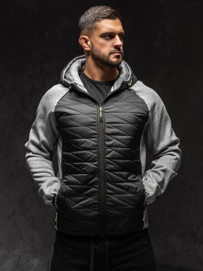 Chaqueta de entretiempo para hombre gris Bolf KS2145A1