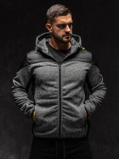 Chaqueta de entretiempo para hombre gris Bolf KS2158A1