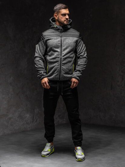 Chaqueta de entretiempo para hombre gris Bolf KS2158A1