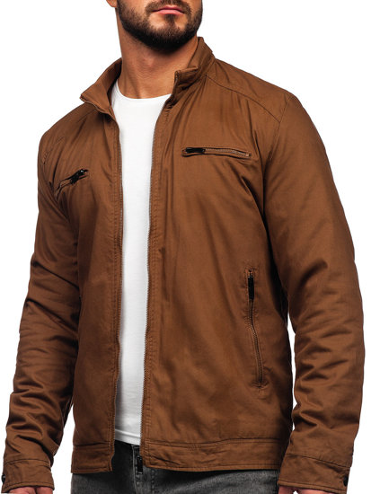 Chaqueta de entretiempo para hombre marrón Bolf 84M3002