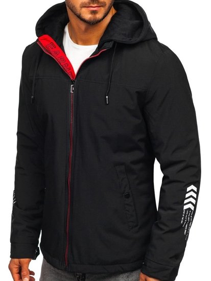 Chaqueta de entretiempo para hombre negra Bolf 5985