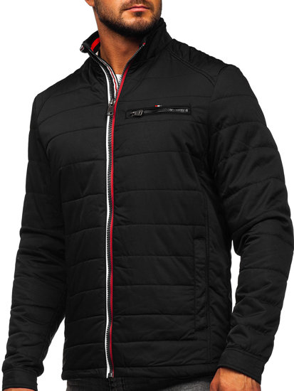 Chaqueta de entretiempo para hombre negro Bolf 2060