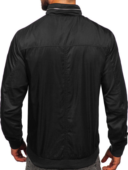 Chaqueta de entretiempo para hombre negro Bolf 5M3106