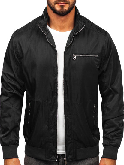 Chaqueta de entretiempo para hombre negro Bolf 5M3106