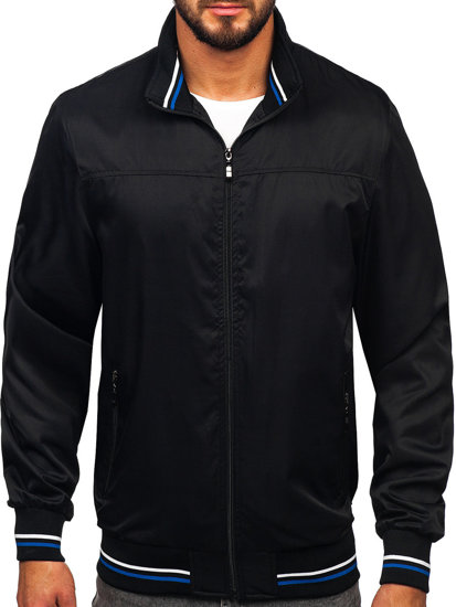 Chaqueta de entretiempo para hombre negro Bolf 5M3110