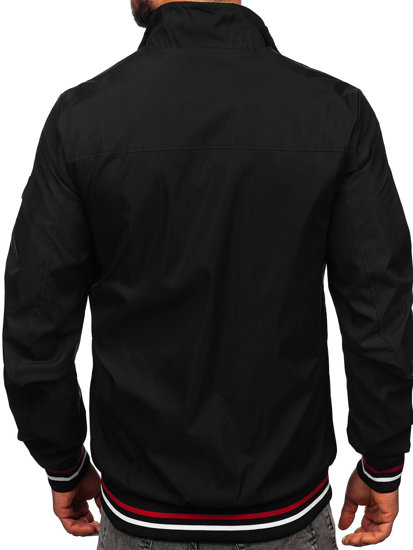 Chaqueta de entretiempo para hombre negro Bolf 7342