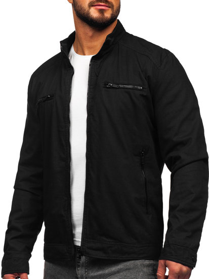 Chaqueta de entretiempo para hombre negro Bolf 84M3002