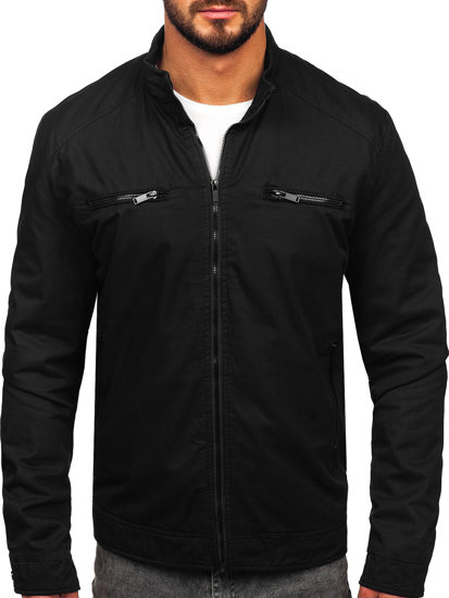 Chaqueta de entretiempo para hombre negro Bolf 84M3002