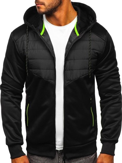 Chaqueta de entretiempo para hombre negro Bolf KS2149