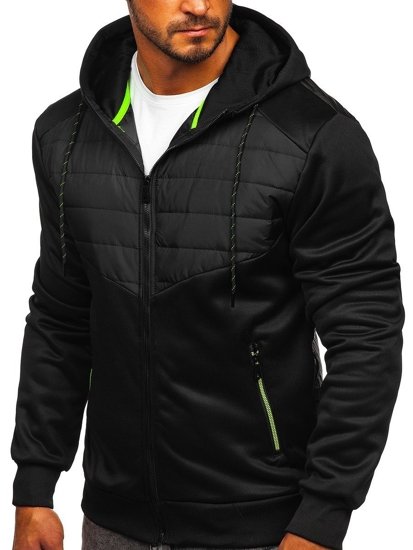 Chaqueta de entretiempo para hombre negro Bolf KS2149