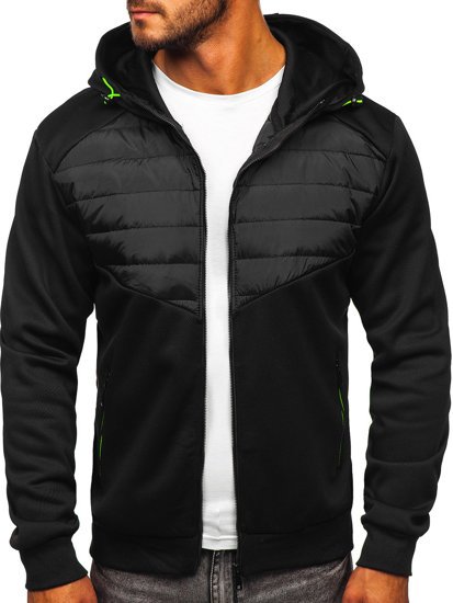 Chaqueta de entretiempo para hombre negro Bolf KS2232