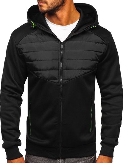 Chaqueta de entretiempo para hombre negro Bolf KS2232