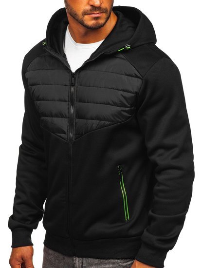 Chaqueta de entretiempo para hombre negro Bolf KS2232