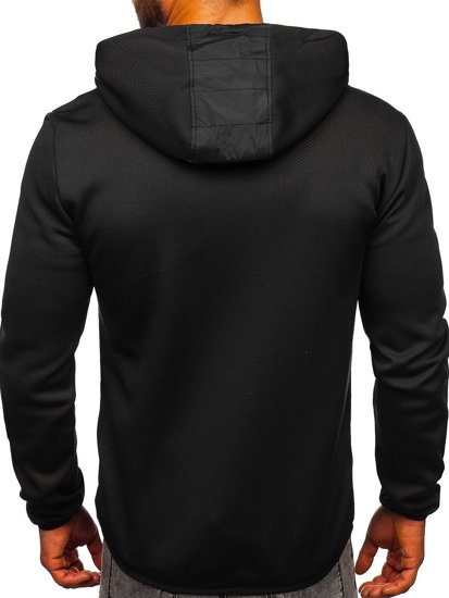 Chaqueta de entretiempo para hombre negro y naranja Bolf KS2160