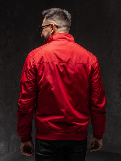 Chaqueta de entretiempo para hombre rojo Bolf 1907A1