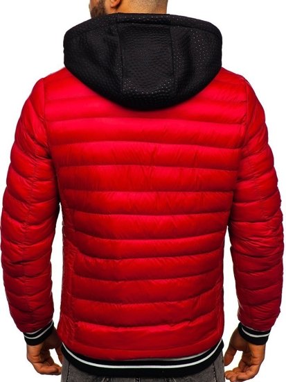 Chaqueta de entretiempo para hombre rojo Bolf 5331