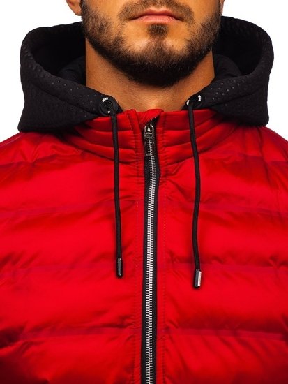 Chaqueta de entretiempo para hombre rojo Bolf 5332