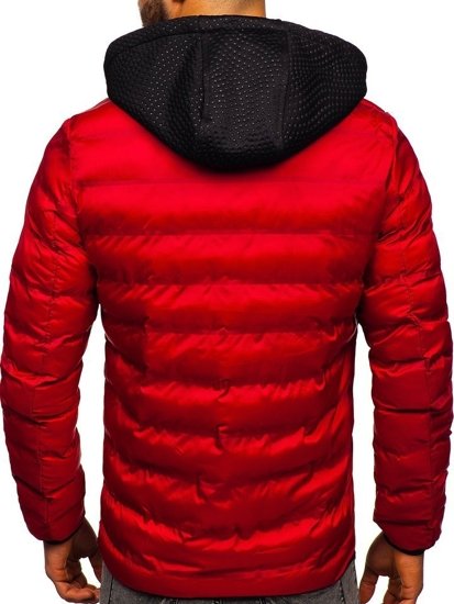 Chaqueta de entretiempo para hombre rojo Bolf 5332