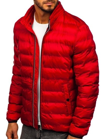 Chaqueta de entretiempo para hombre rojo Bolf 5332