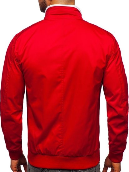 Chaqueta de entretiempo para hombre rojo Bolf K01