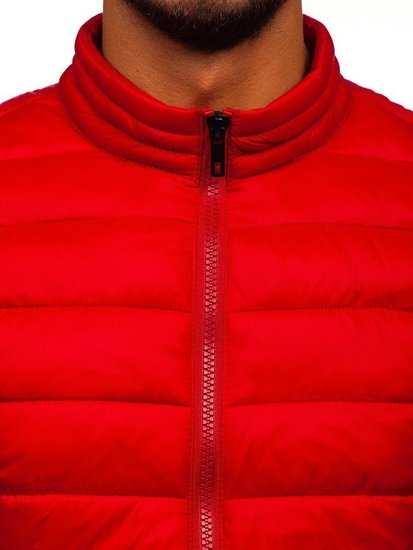 Chaqueta de invierno acolchada para hombre roja Bolf 1119