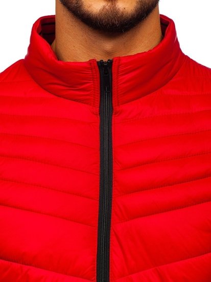 Chaqueta de invierno acolchada para hombre roja Bolf 1137