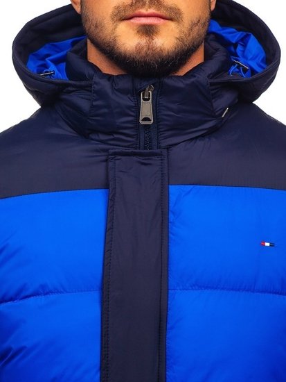 Chaqueta de invierno deportiva para hombre azul oscuro Bolf 1975