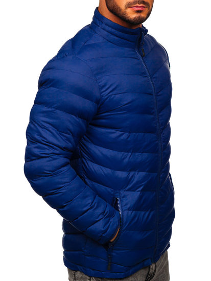 Chaqueta de invierno deportiva para hombre azul oscuro Bolf SM70