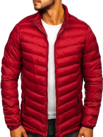 Chaqueta de invierno deportiva para hombre burdeos Bolf SM70