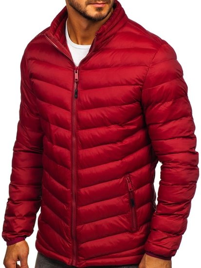 Chaqueta de invierno deportiva para hombre burdeos Bolf SM70