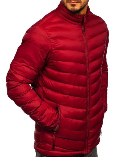 Chaqueta de invierno deportiva para hombre burdeos Bolf SM70