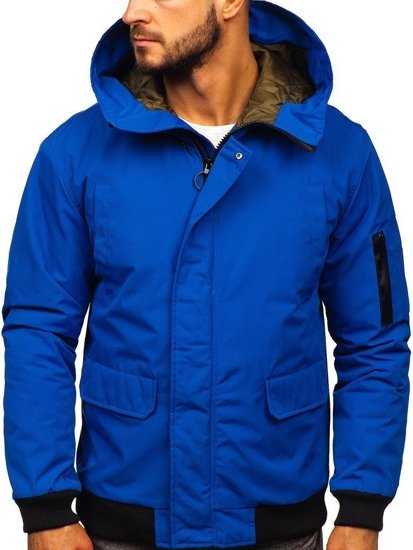 Chaqueta de invierno para hombre azul Bolf 2019005