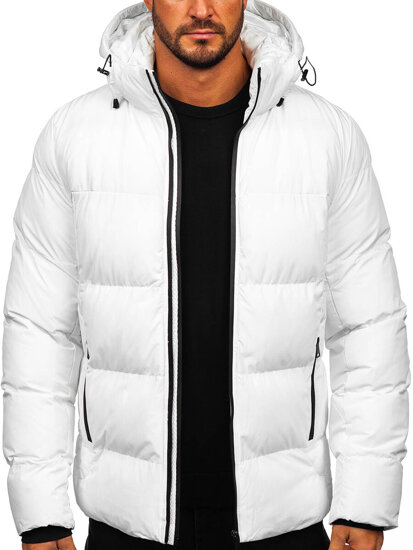 Chaqueta de invierno para hombre blanco Bolf 9978