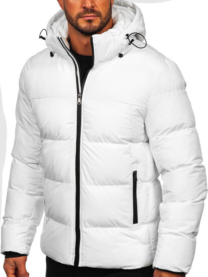 Chaqueta de invierno para hombre blanco Bolf 9978