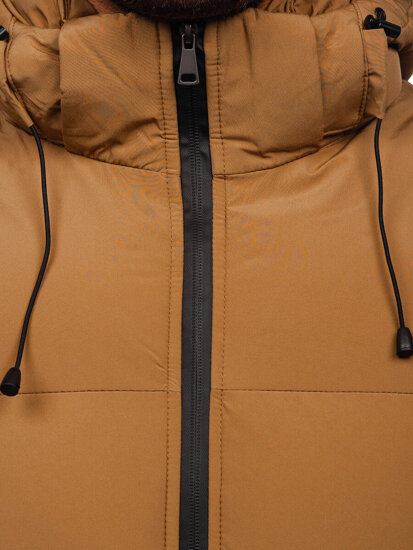 Chaqueta de invierno para hombre camel Bolf 9978