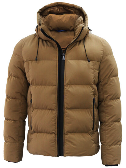 Chaqueta de invierno para hombre camel Bolf 9978