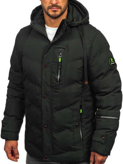 Chaqueta de invierno para hombre caqui Bolf 5M3137