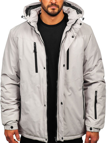 Chaqueta de invierno para hombre gris Bolf 22M320