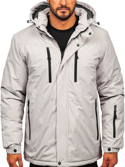 Chaqueta de invierno para hombre gris Bolf 22M320