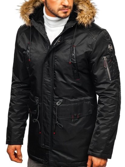 Chaqueta de invierno para hombre negra Bolf 1080