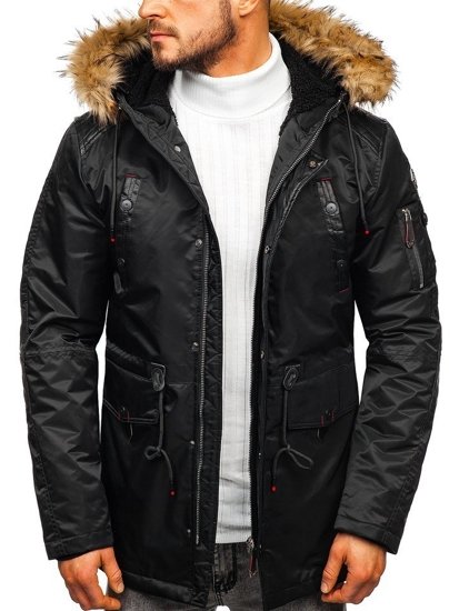 Chaqueta de invierno para hombre negra Bolf 1080