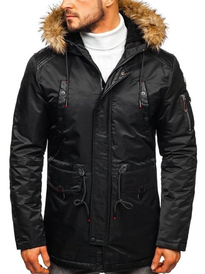 Chaqueta de invierno para hombre negra Bolf 1080