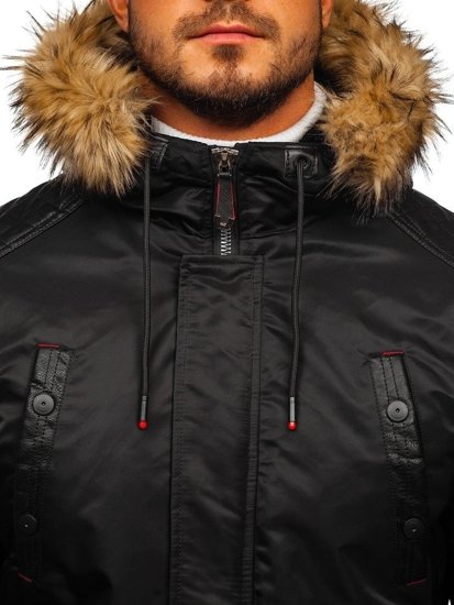 Chaqueta de invierno para hombre negra Bolf 1080