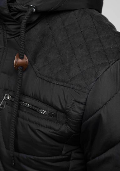 Chaqueta de invierno para hombre negra Bolf 1673