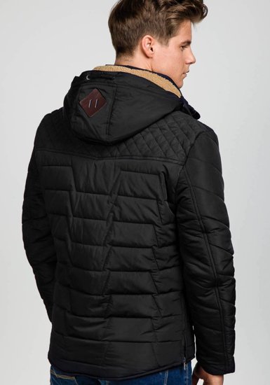 Chaqueta de invierno para hombre negra Bolf 1673